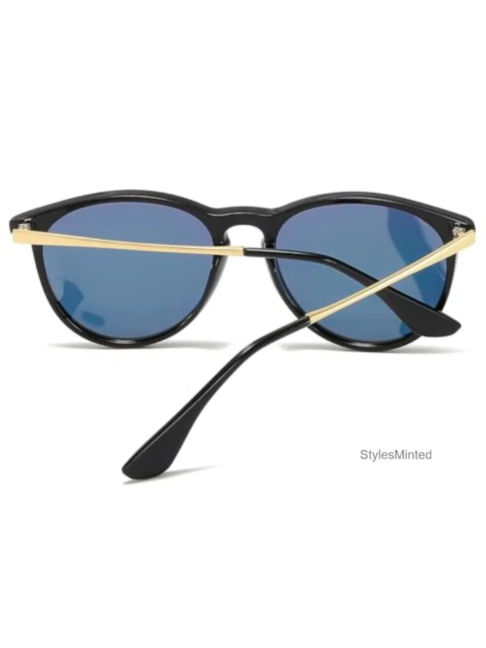 Retro Round Polarized Sunglasses UV400 Metal Frame Unisex